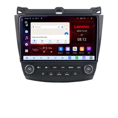 Navigatie Honda Accord 2004-2008 Lenovo Kit-ACCORD cu 8 Core 2.2 Ghz 8+128 Qled Incell 1K Android 360 Carplay DSP AHD 1080P ADAS 4G Wifi 5Ghz Bluetooth PRO