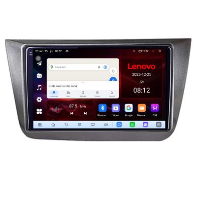 Navigatie Seat Altea 2005-2014 8 Core 2.2 Ghz 8+128 Qled Incell 1K Android 360 Carplay DSP AHD 1080P ADAS 4G Wifi 5Ghz Bluetooth PRO
