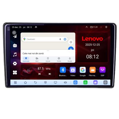 Navigatie Fiat Tipo 2015-2021 Lenovo Kit-TIPO 8 Core 2.2 Ghz 8+128 Qled Incell 1K Android 360 Carplay DSP AHD 1080P ADAS 4G Wifi 5Ghz Bluetooth PRO