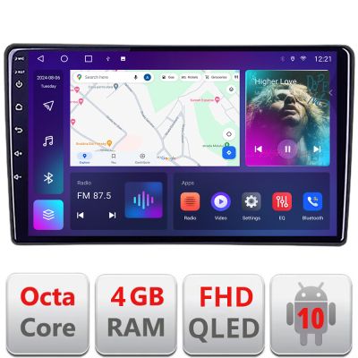 Navigatie Citroen C3 intre anii 2018- B-C3 Android Ecran QLED octa core 4+64 carplay android auto KIT-c3+EDT-E310V3