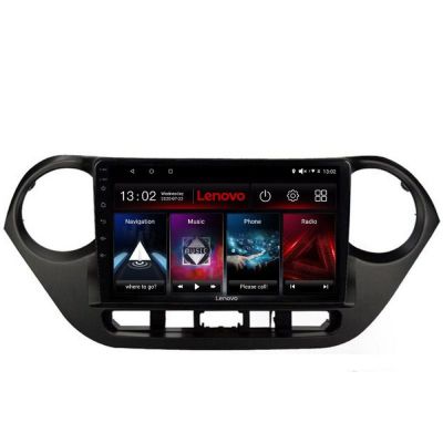 Navigatie Hyundai I10 2013-2019 Lenovo Kit-HY38 4+64 GB Android Waze USB Navigatie Internet Youtube Radio