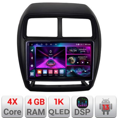 Navigatie Peugeot 4008 2012-2018 Android radio gps internet 4+64 InCell Display 1K Kit-026-facelift+EDT-E209-RK V1