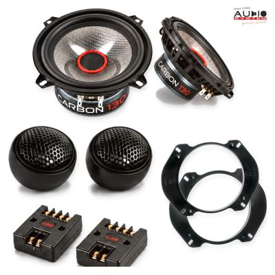 Pachet difuzoare Alfa Romeo Spider 1990-2006 Audio System CARBON componente dedicate uși față