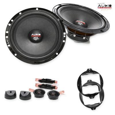 Pachet difuzoare Audi A3 (8L) 2/3 uși 1996-2003 Audio System MX componente dedicate uși față
