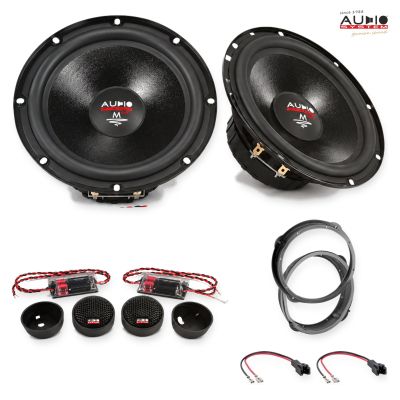 Pachet difuzoare Audi A3 (8V) 2016-2020 Audio System M-Series componente dedicate uși față