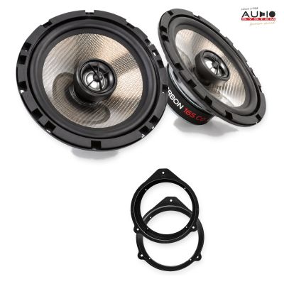 Pachet difuzoare Audi A4 Avant B6 (8E) 2001-2004 Audio System CARBON coaxiale dedicate uși spate