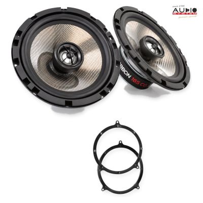 Pachet difuzoare Audi A4 B5 (8D) 1994-2001 Audio System CARBON coaxiale dedicate uși spate