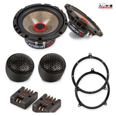 Pachet difuzoare Audi TT (8N) 1998-2006 Audio System CARBON componente dedicate uși față