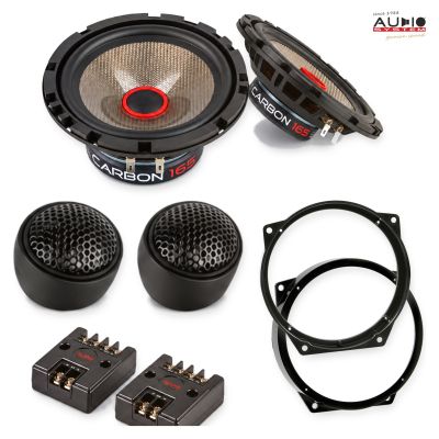 Pachet difuzoare BMW Mini Cooper (R53) 2001-2006 Audio System CARBON componente dedicate uși față