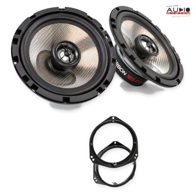 Pachet difuzoare BMW X5 (E53) 2000-2003 Audio System CARBON coaxiale dedicate uși spate