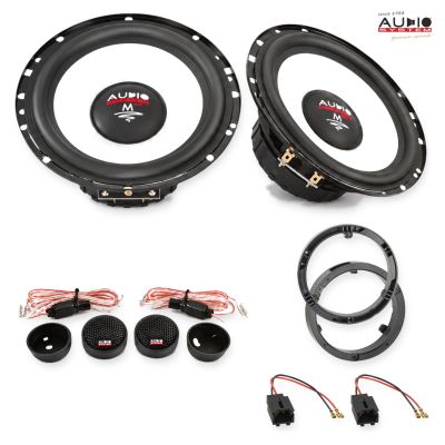 Pachet difuzoare Citroen C-Crosser 2007-2013 Audio System M-Series componente dedicate uși față