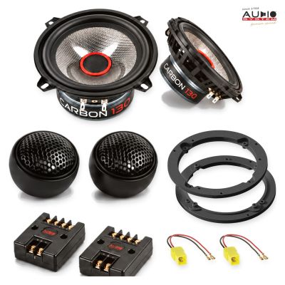 Pachet difuzoare Citroen Evasion (A) 1994-2002 Audio System CARBON componente dedicate uși față