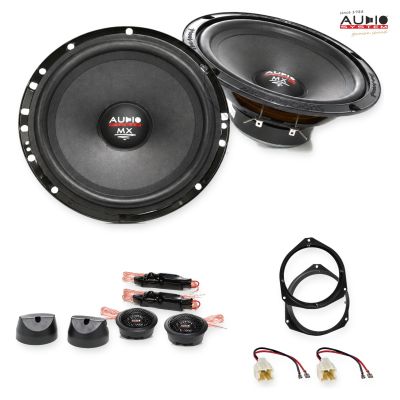 Pachet difuzoare Dacia Dokker Stepway (SD) 2014-2020 Audio System MX componente dedicate uși față