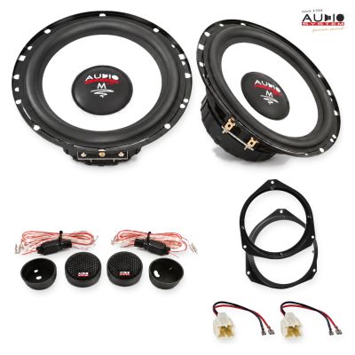 Pachet difuzoare Dacia Sandero (SD) 2013-2020 Audio System M-Series componente dedicate uși față