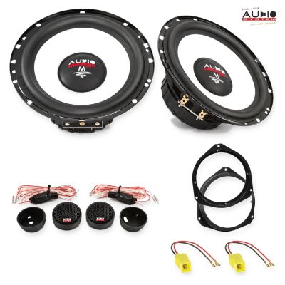 Pachet difuzoare Fiat Punto (ZAF 199) 2011-2012 Audio System M-Series componente dedicate uși față