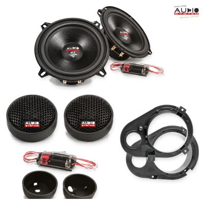 Pachet difuzoare Ford Escort (MK5/MK6/MK7) 1990-2000 Audio System MX componente dedicate uși față