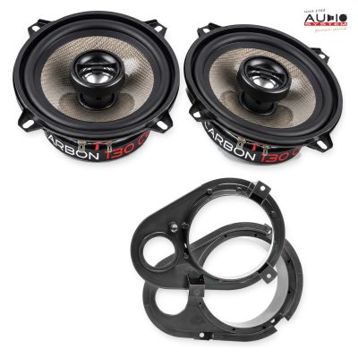 Pachet difuzoare Ford Escort Cabrio (MK5/MK6/MK7) 1990-2000 Audio System CARBON coaxiale dedicate uși spate