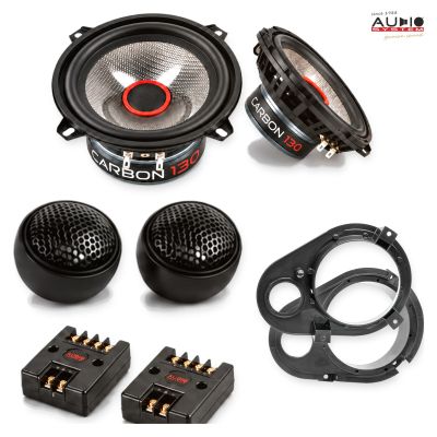 Pachet difuzoare Ford Escort Turnier (MK5/MK6/MK7) 1990-2000 Audio System CARBON componente dedicate uși față