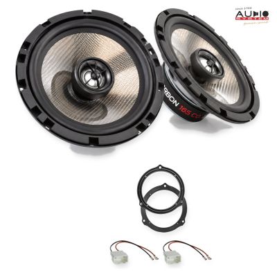 Pachet difuzoare Ford Focus (DA3) 2004-2008 Audio System CARBON coaxiale dedicate uși spate