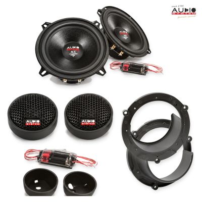 Pachet difuzoare Mazda 2 (DE) 2007-2010 Audio System MX componente dedicate uși față