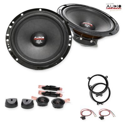 Pachet difuzoare Mercedes CLK (A209) Cabrio 2003-2010 Audio System MX componente dedicate uși față