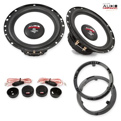 Pachet difuzoare Mitsubishi Lancer 2007-2017 Audio System M-Series componente dedicate uși față