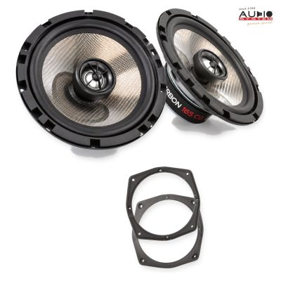Pachet difuzoare Mitsubishi Lancer (CS0) 2003-2007 Audio System CARBON coaxiale dedicate uși spate