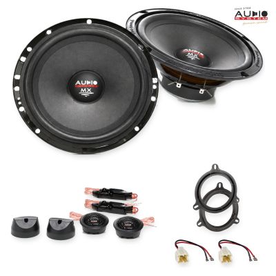 Pachet difuzoare Nissan Note (E12) 2013-2016 Audio System MX componente dedicate uși față
