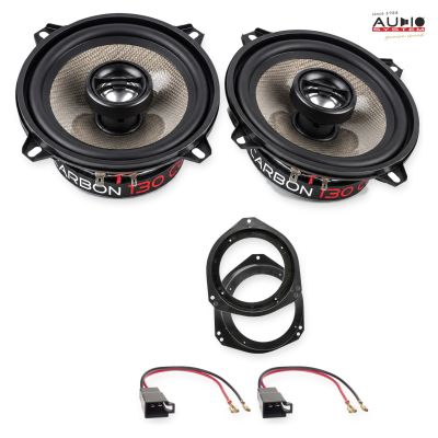 Pachet difuzoare Opel Corsa B (S93) 1993-2008 Audio System CARBON coaxiale dedicate uși spate