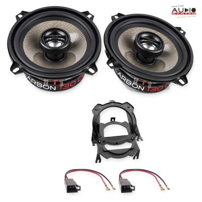 Pachet difuzoare Opel Corsa B (S93) 3 uși 1993-2008 Audio System CARBON coaxiale dedicate uși spate