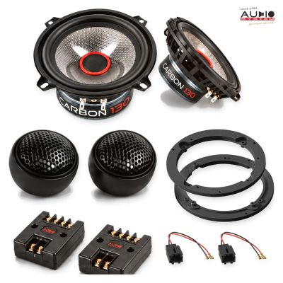 Pachet difuzoare Peugeot 807 (E) 2002-2008 Audio System CARBON componente dedicate uși față
