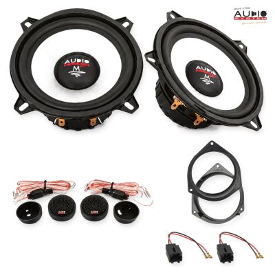 Pachet difuzoare Peugeot Bipper (A) 2007-2015 Audio System M-Series componente dedicate uși față