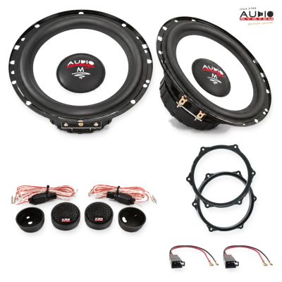 Pachet difuzoare Seat Ibiza (6J) 2008-2012 Audio System M-Series componente dedicate uși față