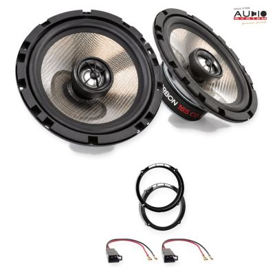 Pachet difuzoare Seat Ibiza (6L) 2002-2008 Audio System CARBON coaxiale dedicate uși spate
