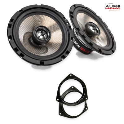 Pachet difuzoare Toyota Avensis (T25) 2006-2009 Audio System CARBON coaxiale dedicate uși spate