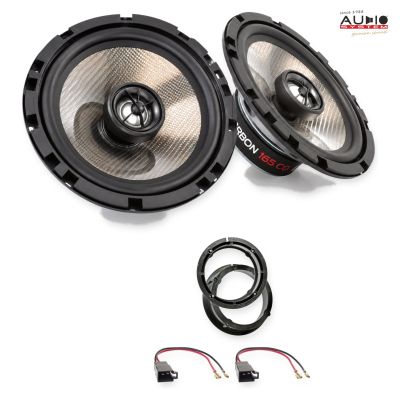 Pachet difuzoare VW Bora (1J5) 1998-2005 Audio System CARBON coaxiale dedicate uși spate