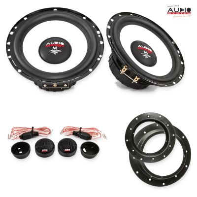 Pachet difuzoare VW Caddy III (2K) 2003-2015 Audio System M-Series componente dedicate uși față