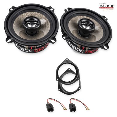 Pachet difuzoare Citroen Nemo (255L/A) 2007-2015 Audio System CARBON coaxiale dedicate uși spate