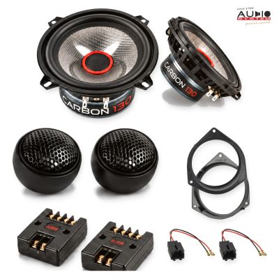 Pachet difuzoare Citroen Nemo (A.) 2008-2015 Audio System CARBON componente dedicate uși față