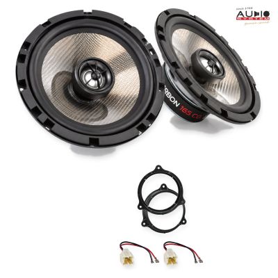 Pachet difuzoare Dacia Sandero (SD) 2013-2016 Audio System CARBON coaxiale dedicate uși spate