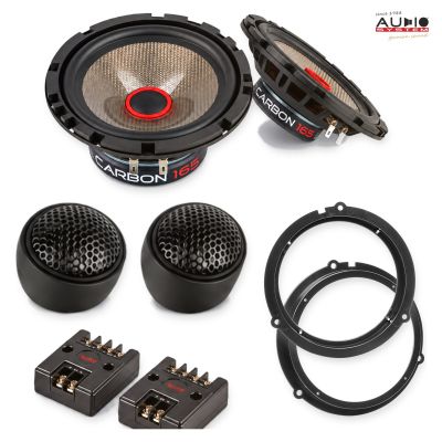 Pachet difuzoare Ford Ranger 2012-2021 Audio System CARBON componente dedicate uși față