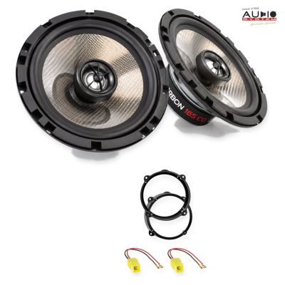 Pachet difuzoare Lancia Ypsilon (843) 2003-2011 Audio System CARBON coaxiale dedicate uși spate