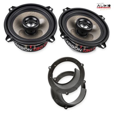 Pachet difuzoare Mazda 2 (DE) 2010-2015 Audio System CARBON coaxiale dedicate uși spate