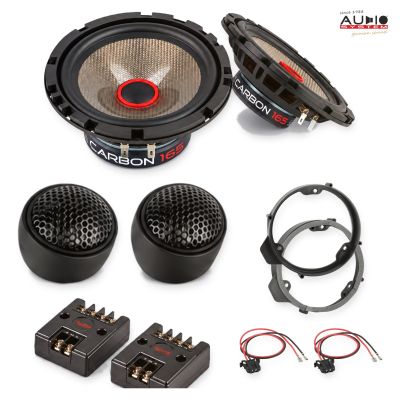 Pachet difuzoare Mercedes A-Klasse (W177) 2018-2021 Audio System CARBON componente dedicate uși față