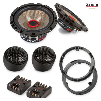 Pachet difuzoare Mitsubishi Lancer 2007-2017 Audio System CARBON componente dedicate uși față