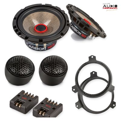 Pachet difuzoare Subaru Legacy 2009-2014 Audio System CARBON componente dedicate uși față