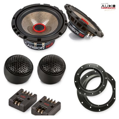 Pachet difuzoare VW Passat B8 2014-2019 Audio System CARBON componente dedicate uși față