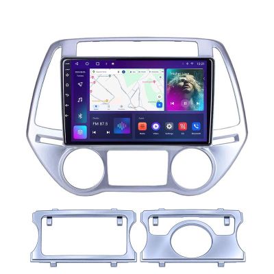 Navigatie Hyundai I20 2011-2014 manual si automat Android radio gps internet 4+64 carplay android auto Kit-i20-2012+EDT-E309v3