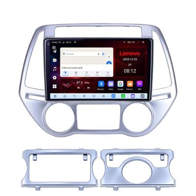 Navigatie Hyundai I20 2011-2014 manual si automat 8 Core 2.2 Ghz 8+128 Qled Incell 1K Android 360 Carplay DSP AHD 1080P ADAS 4G Wifi 5Ghz Bluetooth PRO